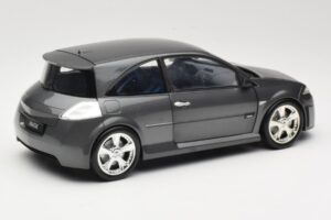 Renault Megane Mk2 RS Vampire Grey Norev 1:18 185101 Kovina – slika 3 od 8