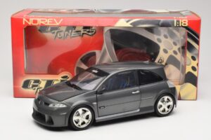 Renault Megane Mk2 RS Vampire Grey Norev 1:18 185101 Kovina – slika 8 od 8