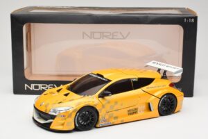 Renault Megane Trophy Showcar Rumena Eurocup Megane Trophy 2011 Norev 1:18 185109 Kovina – slika 8 od 8