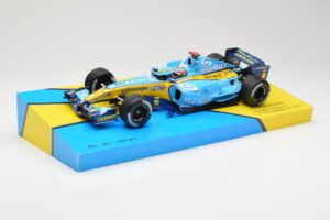 Renault R25 #5 F. Alonso 2nd Place British GP 2005 Minichamps 1:18 147051105 Kovina – slika 2 od 6