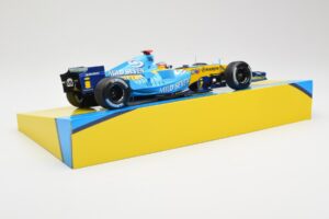 Renault R25 #5 F. Alonso 2nd Place British GP 2005 Minichamps 1:18 147051105 Kovina – slika 3 od 6