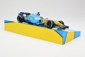 Renault R25 #5 F. Alonso 2nd Place British GP 2005 Minichamps 1:18 147051105 Kovina – slika 4 od 6