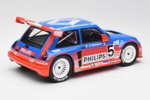 Renault R5 Maxi Turbo #5 Philips J-L. Busquet Superproduction 1987 Otto 1:18 OT1094 Smola – slika 2 od 6