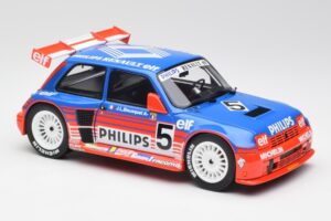 Renault R5 Maxi Turbo #5 Philips J-L. Busquet Superproduction 1987 Otto 1:18 OT1094 Smola – slika 4 od 6