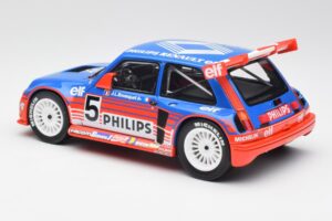 Renault R5 Maxi Turbo #5 Philips J-L. Busquet Superproduction 1987 Otto 1:18 OT1094 Smola – slika 5 od 6