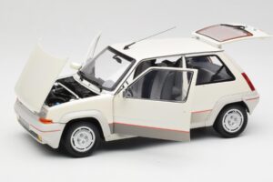 Renault Super 5 GT Turbo Phase 1 Biserna Bela Norev 1:18 185200 Kovina – slika 2 od 8