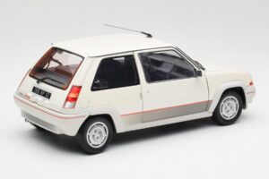 Renault Super 5 GT Turbo Phase 1 Biserna Bela Norev 1:18 185200 Kovina – slika 3 od 8