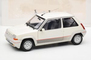 Renault Super 5 GT Turbo Phase 1 Biserna Bela Norev 1:18 185200 Kovina – slika 8 od 8