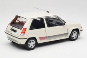 Renault Super 5 GT Turbo Phase 2 Biserna Bela Norev 1:18 185206 Kovina – slika 3 od 8