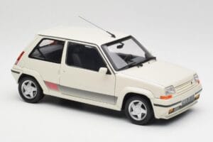 Renault Super 5 GT Turbo Phase 2 Biserna Bela Norev 1:18 185206 Kovina – slika 6 od 8