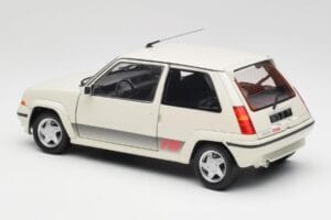 Renault Super 5 GT Turbo Phase 2 Biserna Bela Norev 1:18 185206 Kovina – slika 7 od 8