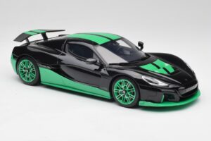 Rimac Nevera Record Monochrome Črn GT Spirit 1:18 GT916 Smola – slika 4 od 6