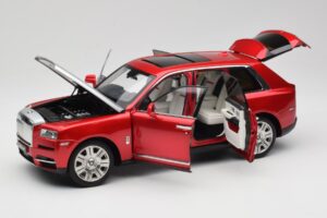 Rolls-Royce Cullinan Rdeč S Shadow Wheels OEM 1:18 028-18A Kovina – slika 2 od 8
