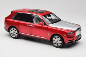 Rolls-Royce Cullinan Rdeč S Shadow Wheels OEM 1:18 028-18A Kovina – slika 6 od 8