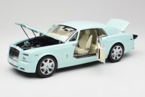 Rolls-Royce Phantom Coupe Turchese Modra Kyosho 1:18 08862TBL Kovina – slika 2 od 8