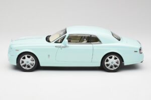 Rolls-Royce Phantom Coupe Turchese Modra Kyosho 1:18 08862TBL Kovina – slika 4 od 8