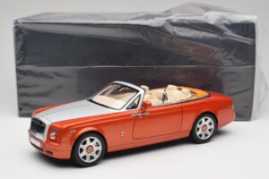 Rolls-Royce Phantom Drophead Coupe Mandarin Oranžna Kyosho 1:18 08871P Kovina – slika 10 od 10