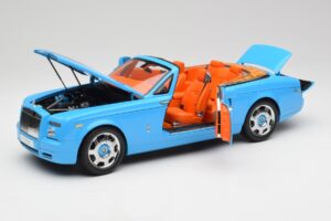 Rolls-Royce Phantom Drophead Coupe Powder Modra Kyosho 1:18 08871BL Kovina – slika 2 od 10