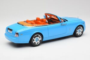 Rolls-Royce Phantom Drophead Coupe Powder Modra Kyosho 1:18 08871BL Kovina – slika 5 od 10