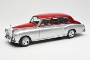 Rolls-Royce Phantom VI Srebrna Rdeča Kyosho 1:18 08905SR Kovina