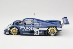 Sauber Mercedes C9 Kouros Racing #61 M. Thackwell / H. Pescarolo 24 Hours of Le Mans 1987 Minichamps 1:18 155873561 Kovina – slika 3 od 6