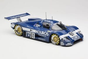 Sauber Mercedes C9 Kouros Racing #61 M. Thackwell / H. Pescarolo 24 Hours of Le Mans 1987 Minichamps 1:18 155873561 Kovina – slika 4 od 6