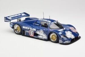 Sauber Mercedes C9 Michelin #61 J-L. Schlesser Winner ADAC Supersprint 1987 Minichamps 1:18 155873581 Kovina – slika 4 od 6