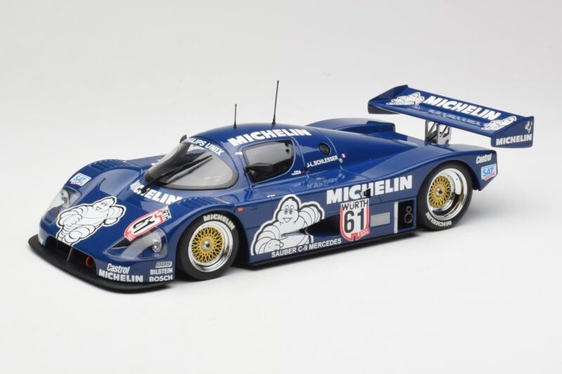Sauber Mercedes C9 Michelin #61 J-L. Schlesser Winner ADAC Supersprint 1987 Minichamps 1:18 155873581 Kovina
