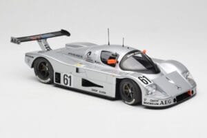 Sauber Mercedes C9 #61 M. Baldi / K. Acheson / G. Brancatelli 2nd Place 24 Hours of Le Mans 1989 Minichamps 1:18 155893561 Ko – slika 4 od 6