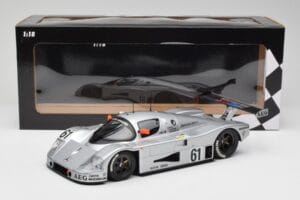 Sauber Mercedes C9 #61 M. Baldi / K. Acheson / G. Brancatelli 2nd Place 24 Hours of Le Mans 1989 Minichamps 1:18 155893561 Ko – slika 6 od 6