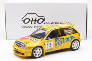 SEAT Ibiza Kit Car Evo 2 #15 H. Rovanpera / R. Pietilanen Rally Monte Carlo 1998 Otto 1:18 OT445 Smola – slika 6 od 6