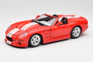 Shelby Series 1 Kabriolet Rdeč Bburago 1:18 3353 Kovina