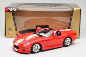 Shelby Series 1 Kabriolet Rdeč Bburago 1:18 3353 Kovina – slika 8 od 8