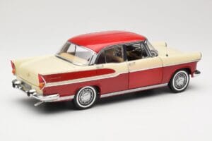 Simca Chambord Rdeč & Slonokoščena Norev 1:18 185721 Kovina – slika 3 od 8
