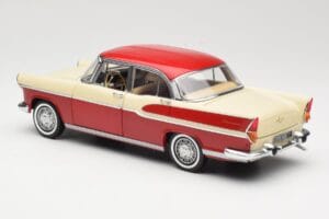 Simca Chambord Rdeč & Slonokoščena Norev 1:18 185721 Kovina – slika 7 od 8