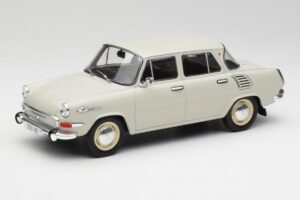 Skoda 1000 MB Siv & Bel MCG 1:18 MCG18275 Kovina