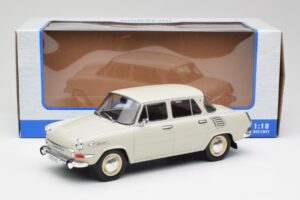Skoda 1000 MB Siv & Bel MCG 1:18 MCG18275 Kovina – slika 6 od 6