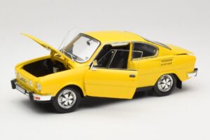 Skoda 110R Coupe Rumena Abrex 1:18 118ABS-707GK Kovina – slika 2 od 8