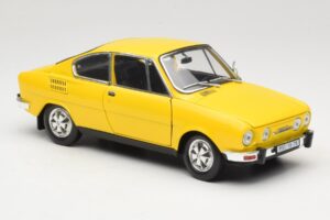 Skoda 110R Coupe Rumena Abrex 1:18 118ABS-707GK Kovina – slika 6 od 8