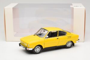 Skoda 110R Coupe Rumena Abrex 1:18 118ABS-707GK Kovina – slika 8 od 8