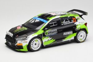 Skoda Fabia Rally2 #23 O. Solberg / E. Edmondson Rally Monte Carlo 2023 IXO 1:18 18RMC155A Kovina