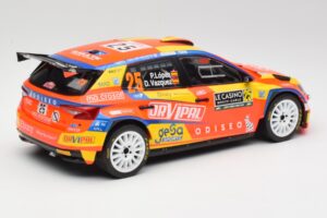 Skoda Fabia Rally2 #25 P. Lopez Rally Monte Carlo 2024 IXO 1:18 18RMC199 Kovina – slika 2 od 6