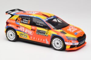 Skoda Fabia Rally2 #25 P. Lopez Rally Monte Carlo 2024 IXO 1:18 18RMC199 Kovina – slika 4 od 6