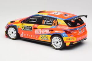 Skoda Fabia Rally2 #25 P. Lopez Rally Monte Carlo 2024 IXO 1:18 18RMC199 Kovina – slika 5 od 6