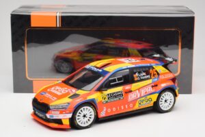 Skoda Fabia Rally2 #25 P. Lopez Rally Monte Carlo 2024 IXO 1:18 18RMC199 Kovina – slika 6 od 6