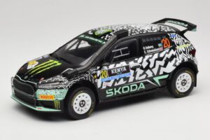 Skoda Fabia Rally2 #20 O. Solberg / E. Edmund Safari Rally Kenya 2024 IXO 1:18 18RMC222 Kovina
