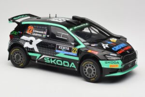 Skoda Fabia Rally2 #22 Toksport G. Greensmith / J. Andersson Safari Rally Kenya 2024 IXO 1:18 18RMC209 Kovina – slika 4 od 6