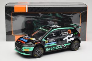 Skoda Fabia Rally2 #22 Toksport G. Greensmith / J. Andersson Safari Rally Kenya 2024 IXO 1:18 18RMC209 Kovina – slika 6 od 6