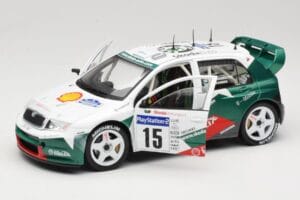 Skoda Fabia WRC #15 T. Gardemeister / P. Lukander WRC 1999 Solido 1:18 90457 Kovina – slika 2 od 8