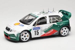 Skoda Fabia WRC #15 T. Gardemeister / P. Lukander WRC 1999 Solido 1:18 90457 Kovina
